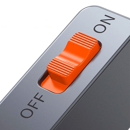 Хаб (разветвитель) Type-C - USB 3.0, SD, microSD, HDMI, Type-C PD, 3.5 мм Baseus Magic серый