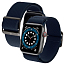 Ремешок-браслет для Apple Watch 38, 40 и 41 мм текстильный Spigen Fit Lite синий