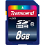 Карта памяти Transcend Secure Digital SDHC 8Gb Class 10