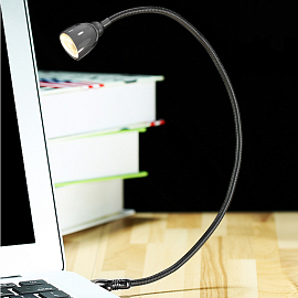 USB светильник на гибкой ножке Remax RT-E602 черный