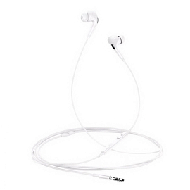 Наушники Usams EP-41 3,5 мм вакуумные с микрофоном белые