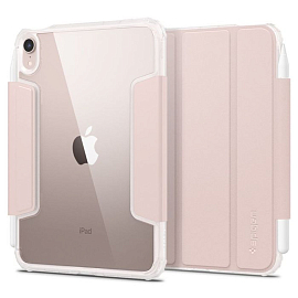 Чехол для iPad Mini 6 книжка Spigen Ultra Hybrid Pro розовый