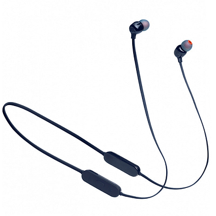 Наушники беспроводные Bluetooth JBL Tune 125BT вакуумные с микрофоном и пультом синие