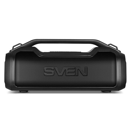 Портативная акустическая система Sven PS-390 с подсветкой, USB, MicroSD с защитой от воды черная