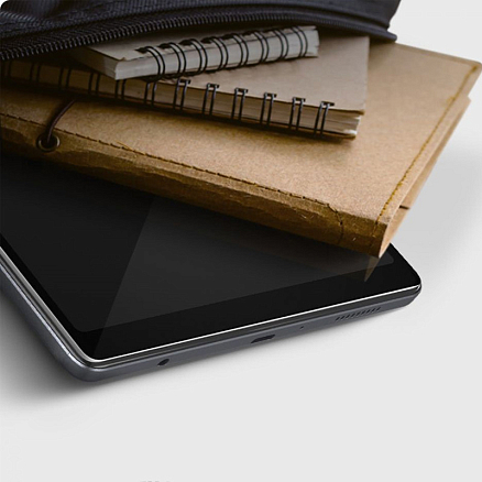 Защитное стекло для Samsung Galaxy Tab A7 Lite 8.7 T220, T225 на экран противоударное Spigen Slim прозрачное