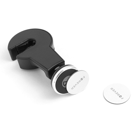 Держатель автомобильный на подголовник магнитный Forever MH-180 черный