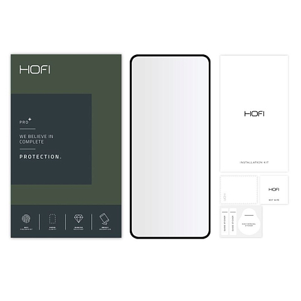 Защитное стекло для Xiaomi Poco F4 на весь экран Hofi Glass Pro+ черное