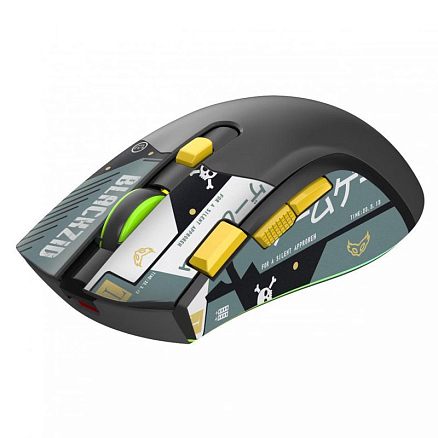 Мышь беспроводная оптическая Blackzid M1 Bubo с подсветкой 7 кнопок 4000 dpi игровая