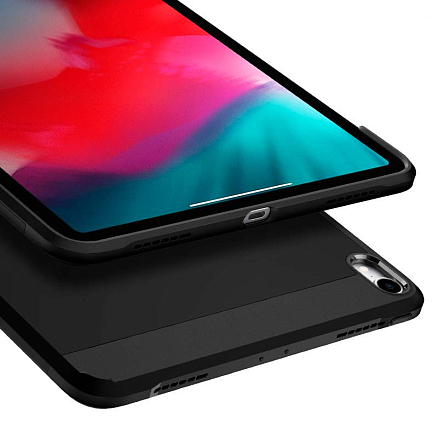 Чехол для iPad Pro 11 гибридный для экстремальной защиты Spigen SGP Tough Armor черный