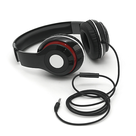 Наушники Rebeltec Audiofeel 2 полноразмерные с микрофоном складные черные