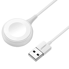 Беспроводная зарядка для Apple Watch магнитная MFi Ugreen CD177 белая