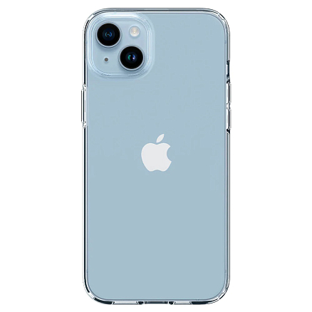 Чехол для iPhone 14 гелевый ультратонкий Spigen Liquid Crystal прозрачный
