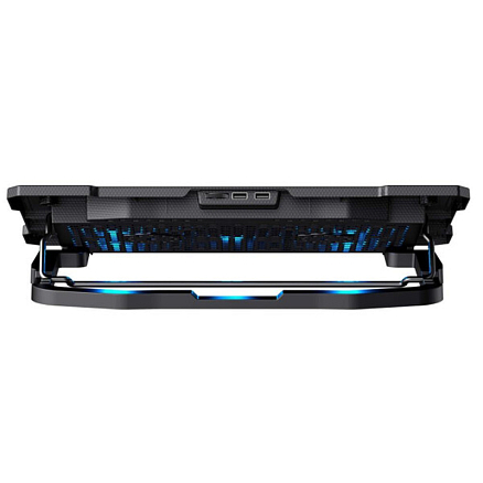 Подставка для ноутбука до 17 дюймов охлаждающая с RGB подсветкой Havit F2076 черная