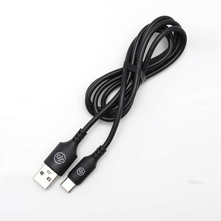 Кабель Type-C - USB для зарядки 1 м 2.4А Digitalpart TC-307 черный