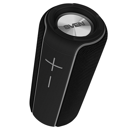 Портативная колонка Sven PS-285 с защитой от воды, подсветкой, FM-радио, USB и поддержкой MicroSD карт черная