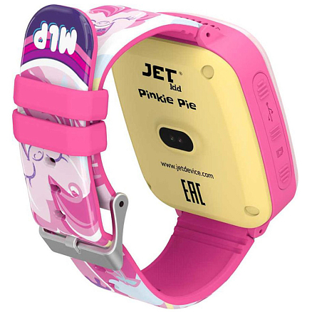 Детские умные часы с GPS трекером, камерой и Wi-Fi Jet Kid My Little Pony Pinkie Pie