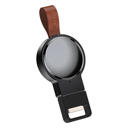 Беспроводная зарядка мини для Apple Watch Baseus Dotter черная