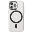 Чехол для iPhone 15 Pro Max гибридный VLP Diamond MagSafe прозрачно-черный