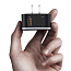 Переходник для розетки универсальный c USB и Type-C 3А 18W (быстрая зарядка) Baseus Removable черный