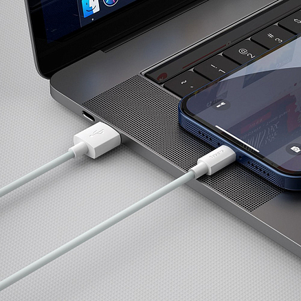 Кабель USB - Lightning для зарядки iPhone 1,5 м 2.4А Baseus Simple Wisdom белый 2 шт.