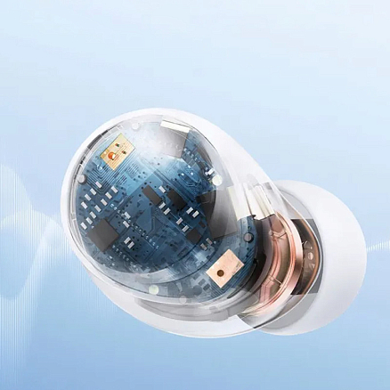 Наушники TWS беспроводные Anker SoundCore Space A40 вакуумные с микрофоном белые