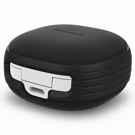 Чехол для наушников Samsung Galaxy Buds 2, Buds Live, Buds Pro гибридный Spigen Caseology Vault матовый черный