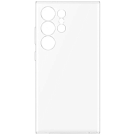Чехол для Samsung Galaxy S24 Ultra силиконовый Clear Case прозрачный