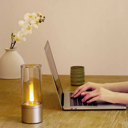 Светильник-ночник настольный беспроводной Xiaomi Yeelight Candela золотистый