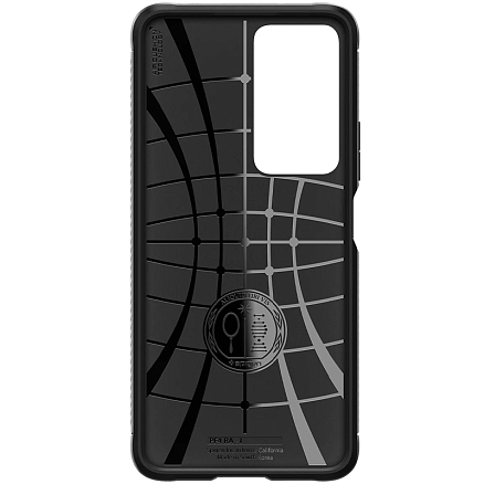 Чехол для Xiaomi Poco F4, Redmi K40S гелевый Spigen Rugged Armor черный