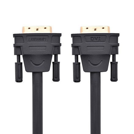 Кабель DVI-D - DVI-D (папа - папа) длина 5 м Ugreen DV101 черный
