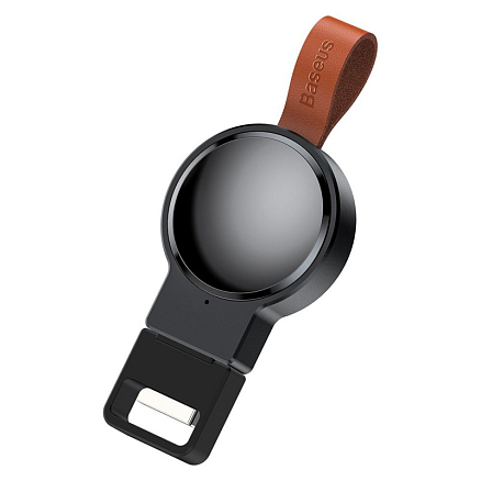 Беспроводная зарядка мини для Apple Watch Baseus Dotter черная