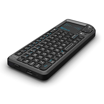 Клавиатура беспроводная мини для Smart TV, Android TV, компьютера, планшета с тачпадом Rii Mini x1