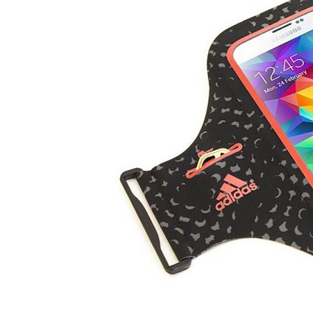 Чехол для Samsung Galaxy S5 G900, Galaxy S6 спортивный наручный Griffin (США) Armband Adidas черно-красный