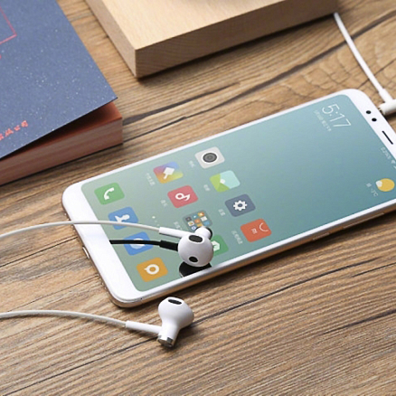 Наушники Xiaomi Dual Driver вкладыши c микрофоном и пультом белые 