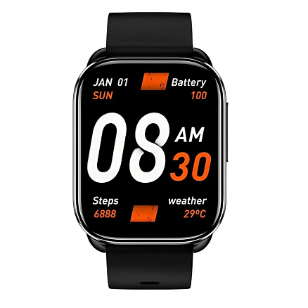 Умные часы QCY GS S6 темно-серые