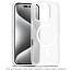 Чехол для iPhone 16 гибридный Matt Case MagSafe прозрачно-белый