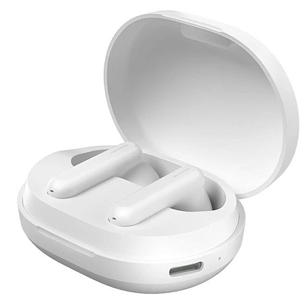 Наушники TWS беспроводные Haylou GT7 Neo вакуумные с микрофоном белые