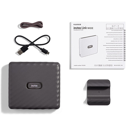 Фотопринтер Fujifilm Instax Link Wide серый