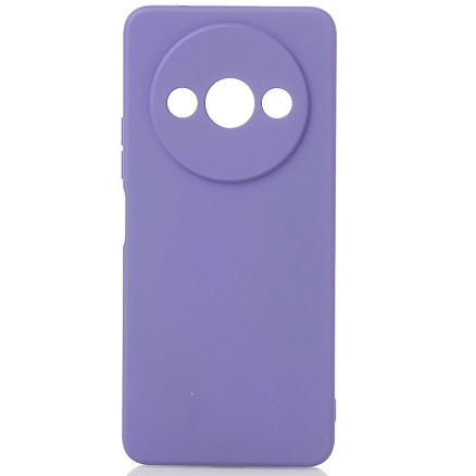 Чехол для Xiaomi Redmi A3 силиконовый Color Soft Touch фиолетовый