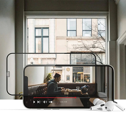 Защитное стекло для Realme 10 4G на весь экран Hofi Glass Pro+ черное