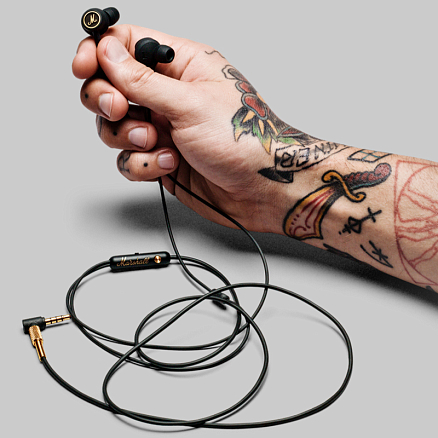 Наушники Marshall Mode EQ вакуумные с микрофоном черные