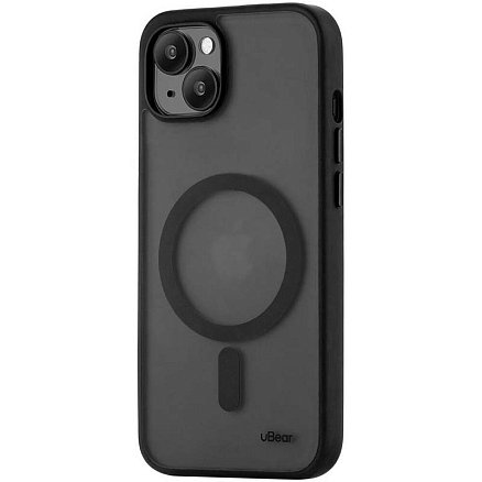 Чехол для телефона uBear Cloud Mag для iPhone 15 (черный)