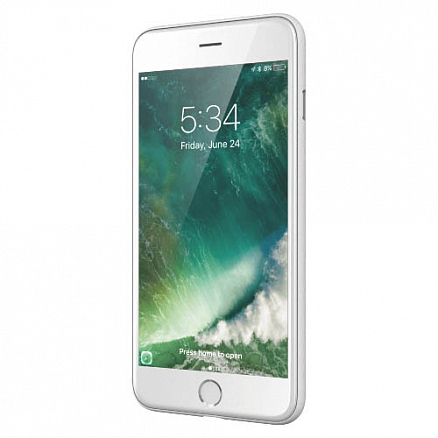 Чехол для iPhone 7 Plus, 8 Plus ультратонкий SwitchEasy 0,35мм морозно-белый