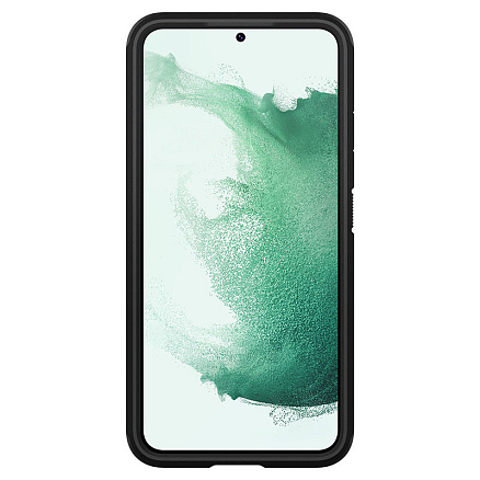 Чехол для Samsung Galaxy S22+ гибридный для экстремальной защиты Spigen SGP Tough Armor черно-серый