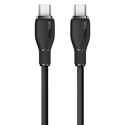 Кабель Baseus Pudding Series Fast Charging Cable 100W USB Type-C - USB Type-C (1.2 м, черный)