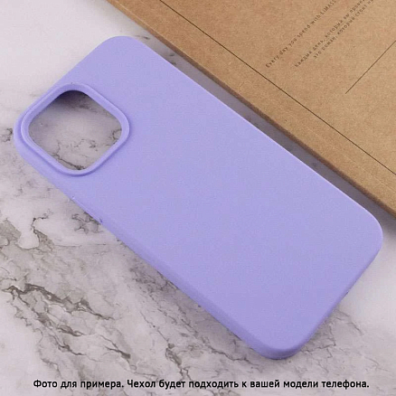 Чехол для Xiaomi Redmi Note 13 4G силиконовый Color Soft Touch фиолетовый