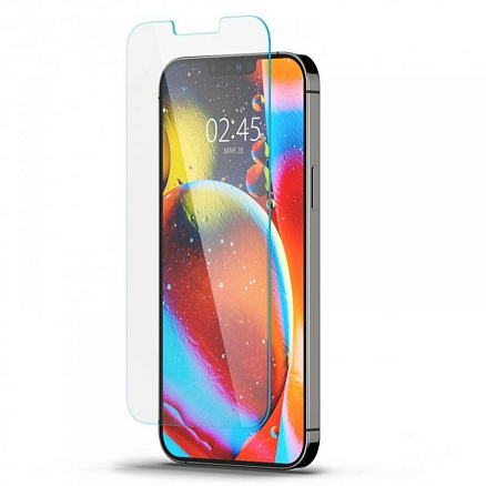 Защитное стекло для iPhone 13, 13 Pro, 14 на экран Spigen Glas.TR Slim HD прозрачное
