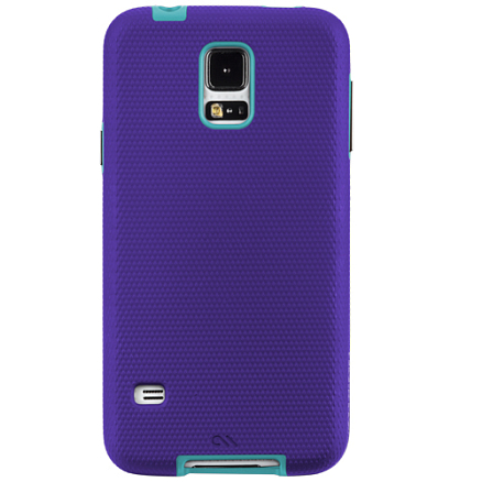 Чехол для Samsung Galaxy S5 G900 гибридный для полной защиты Case-mate (США) Tough фиолетово-бирюзовый