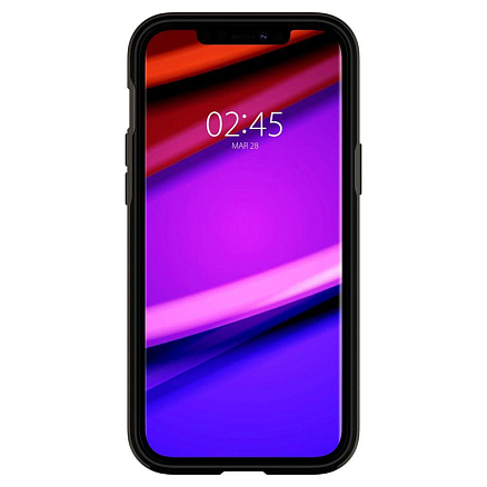 Чехол для iPhone 12 Pro Max гибридный Spigen Neo Hybrid черно-серый