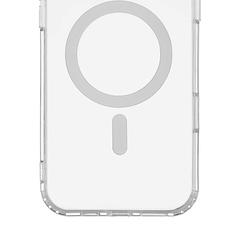 Чехол для iPhone 16 гибридный Rocket Prime MagSafe прозрачный